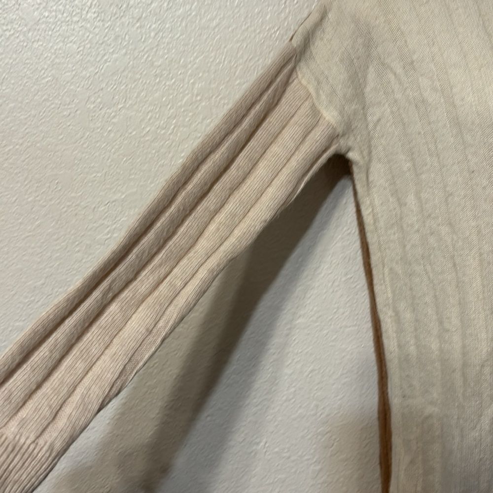 Madewell Ribbed Knit Color Block Midi Dress XXS - Picture 4 of 5